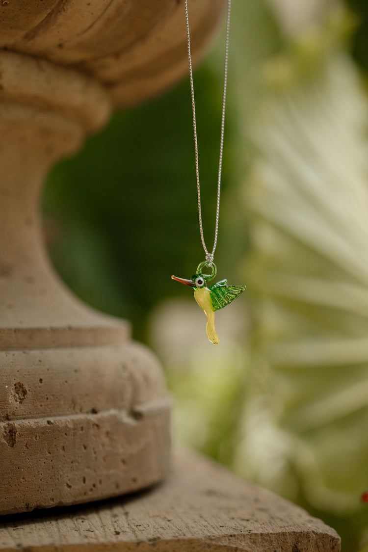 GUARDIANES Handblown Glass Art Duo | 2 Pendants