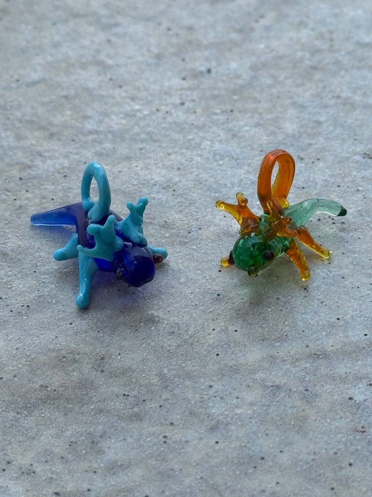 GUARDIANES Handblown Glass Art Duo | 2 Pendants