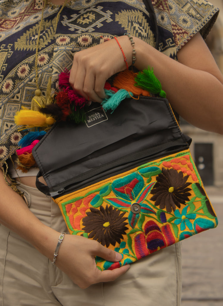 CHIAPAS ÚNICA | Hand-loomed cotton fabric bag / Each bag is a unique